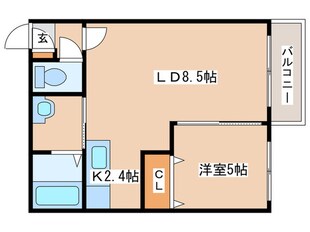 ラフェリア豊平公園の物件間取画像